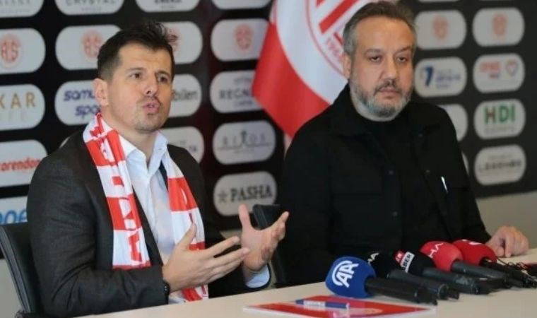 Antalyaspor: "Emre Belözoğlu'na güveniyoruz"