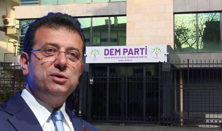 DEM Parti'den Ekrem İmamoğlu açıklaması!