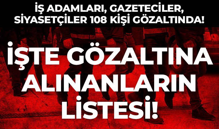 İBB'ye soruşturma... İşte gözaltına alınanların tam listesi!