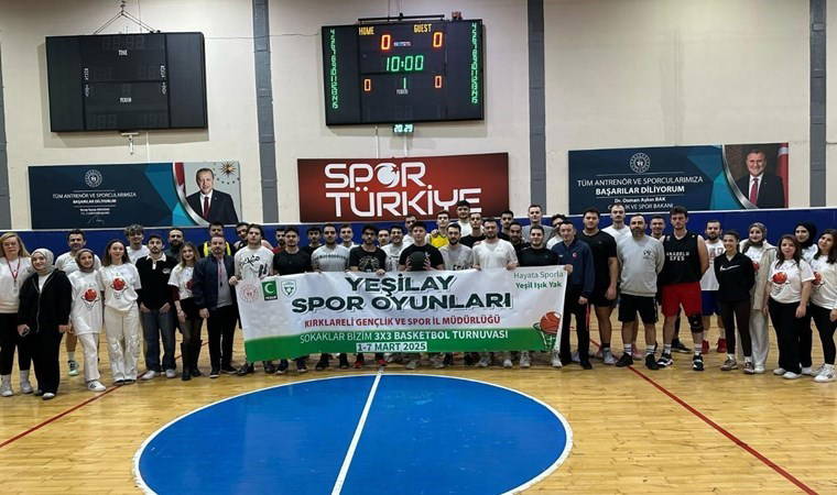 Yeşilay Spor Oyunları "Sokaklar Bizim 3x3 Basketbol Turnuvası" sona erdi