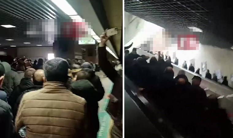 Marmaray'da 'Ekrem İmamoğlu' protestosu! Herkes tek ses oldu: 'Ya hep beraber, ya hiçbirimiz!'