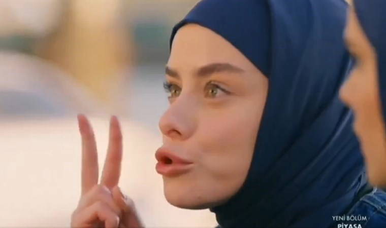 'Piyasa' dizisindeki o sahne gündem oldu: 'Başörtüsü, bana dokunamazsın demek!'