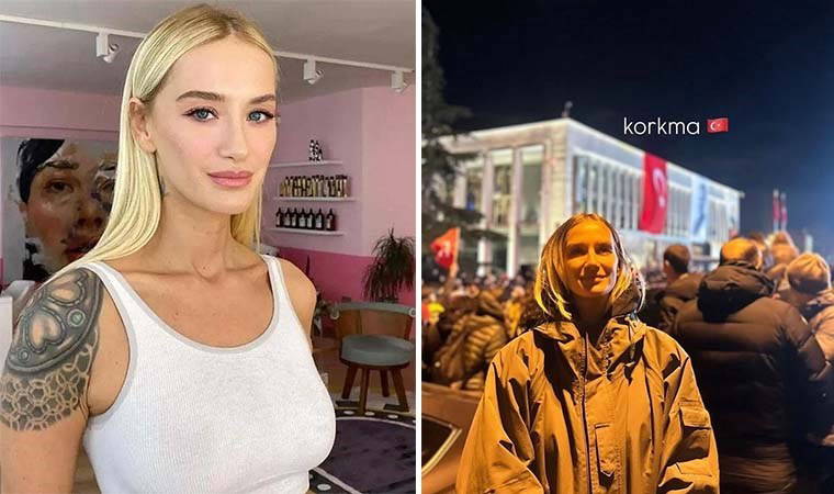 Saraçhane'den paylaşım yaptı: Didem Soydan'dan İmamoğlu'na destek!