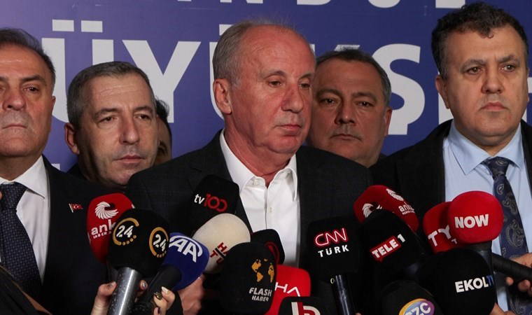 Muharrem İnce Saraçhane'de: 'Desteğim Ekrem İmamoğlu'yla'