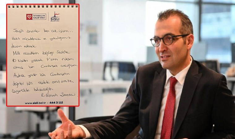 Gözaltı süresi uzatılmıştı... Şişli Belediye Başkanı Resul Şahan'dan mesaj var