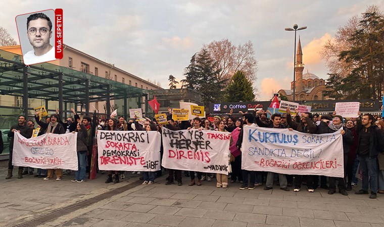 Boğaziçi Üniversitesi öğrencileri, direniş için yürüyüşe geçti: 'Kurtuluş sokakta!'