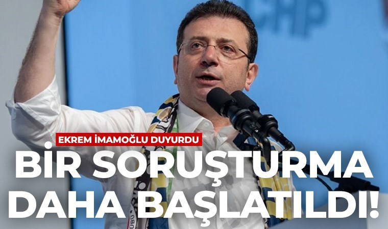 Son dakika... Ekrem İmamoğlu'na 'kreş' soruşturması!