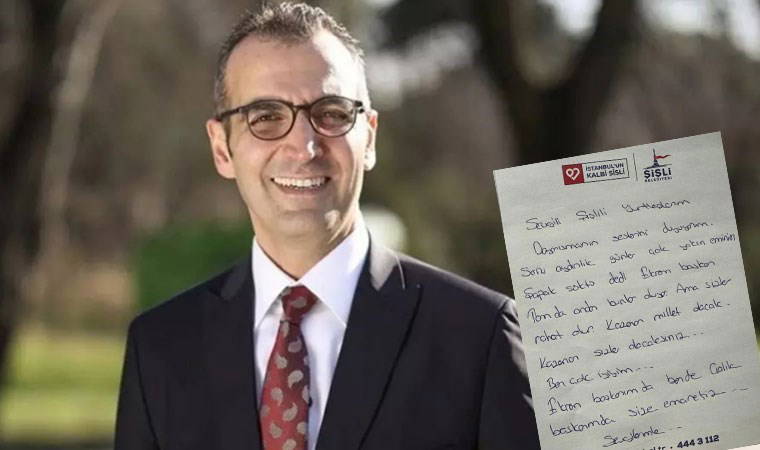 Şişli Belediye Başkanı Resul Emrah Şahan'dan mesaj var: 'Çok iyiyim, size emanetiz'