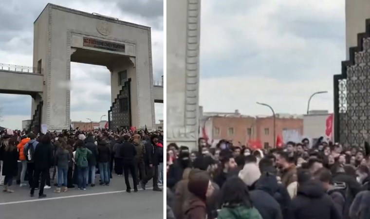 Yeditepe Üniversitesi öğrencilerinden 'İmamoğlu' protestosu: 'Zıpla, zıpla, zıplamayan Tayyipçi!'