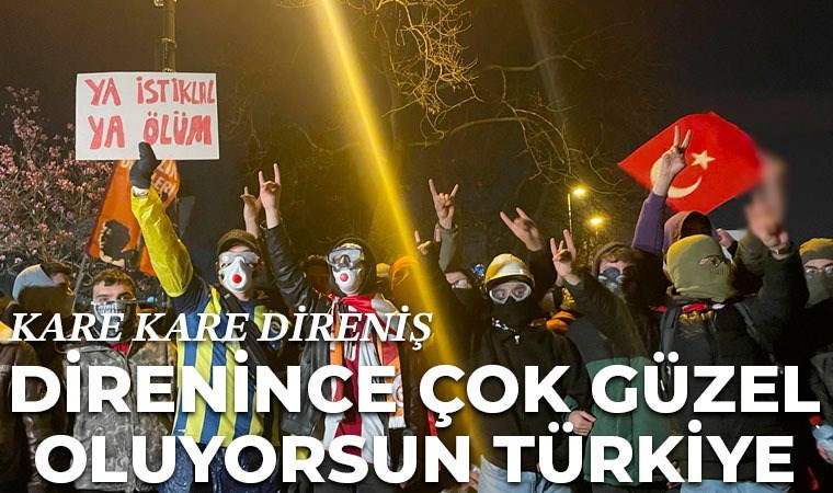 İmamoğlu destek için Gençler Beyazıt Meydanında buluştu: 3.günden kareler