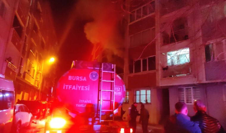 Bursa'da korkutan yangın: 5 kişi hastanelik oldu!