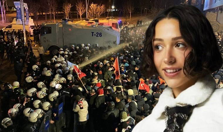 Polis öğrencilere biber gazıyla müdahale etti: Zeynep Bastık ODTÜ'ye destek verdi!