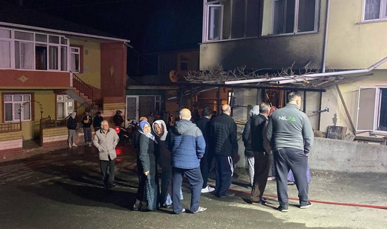 Tekirdağ'da ev yangını: 1 ağır yaralı, 4 kişi dumandan etkilendi