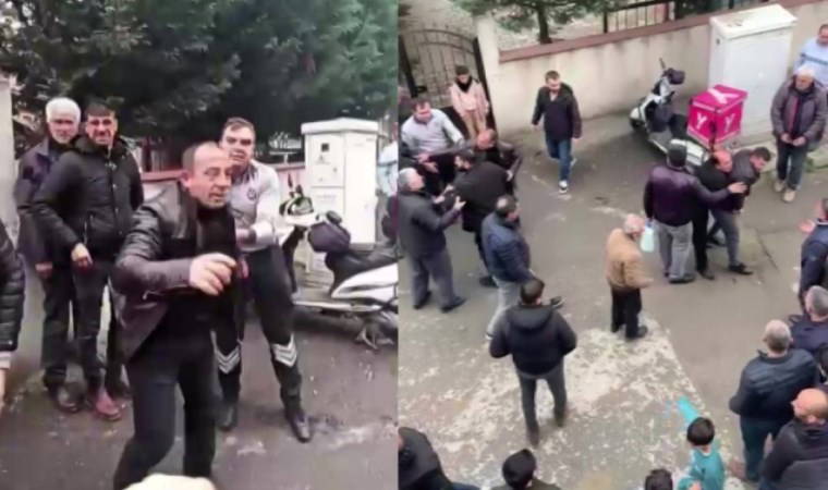 İstanbul'da 'ara gaz' kavgası: Motokurye ile cemaat birbirine girdi'