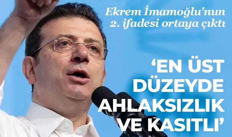 Son Dakika... Ekrem İmamoğlu'nun ifadesi ortaya çıktı: 'Kent uzlaşısı' sorusuna ne yanıt verdi?