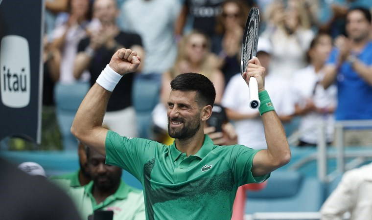 Novak Djokovic'ten tarihi rekor!