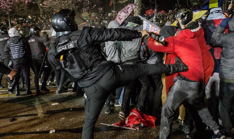 Polisin sert müdahalesi tepki çekmişti: Saraçhane'den yürek sızlatan kareler...