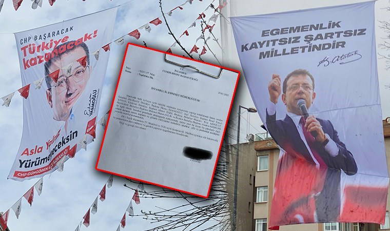 İstanbul Cumhuriyet Başsavcılığı'ndan Emniyet'e talimat: 'İmamoğlu posterlerini indirin!'