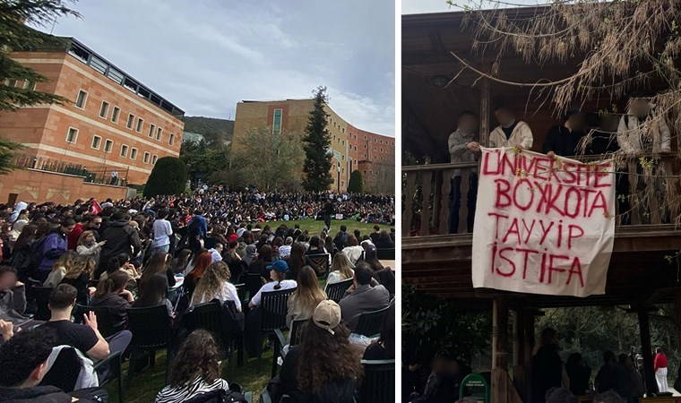 Yeditepe Üniversitesi öğrencileri ayakta! Dersleri boykot ettiler: 'Üniversite Boykota, Tayyip İstifa!'
