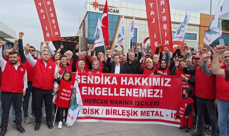 Mercan Makina'da işçiler mücadeleyi büyütüyor: 'Düşmanca tutumunuza son verin!'