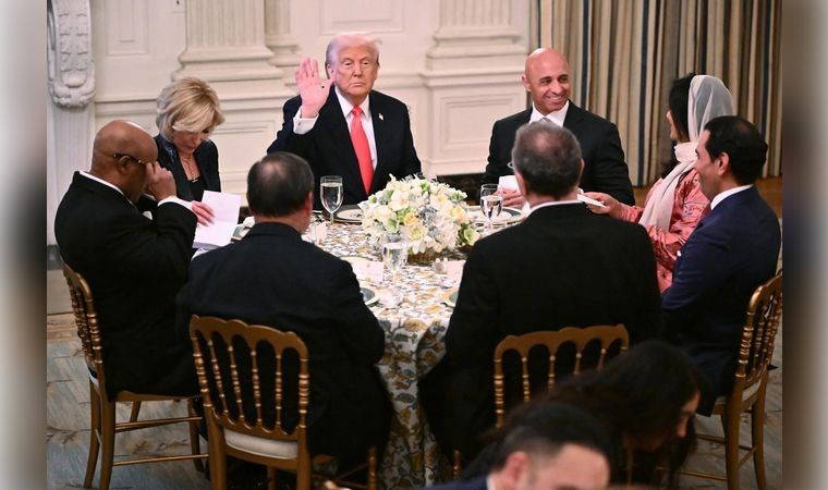 Trump, Beyaz Saray'da iftar verdi: 'Ramazanınız mübarek olsun'