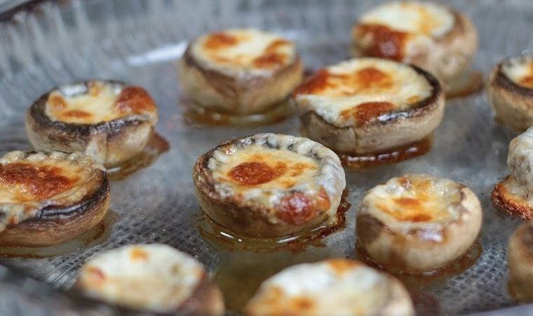 15 dakikada hazır: Fırında kaşarlı mantar tarifi