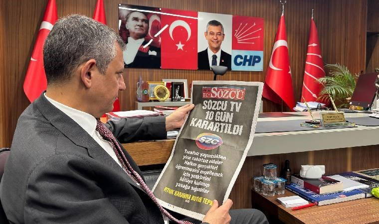 CHP lideri Özgür Özel'den muhalif kanallara destek!