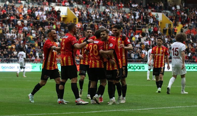 Kayserispor'dan Hatayspor karşısında 5 gollü galibiyet!