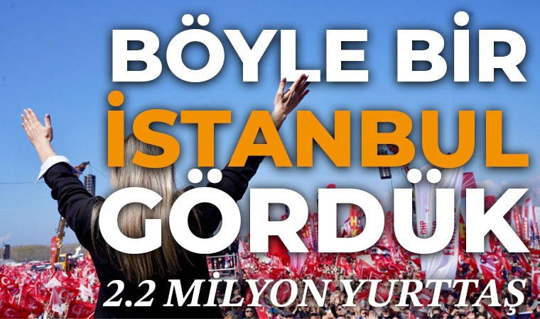 Özgür Özel açıkladı: CHP'nin Maltepe mitingine kaç kişi katıldı?