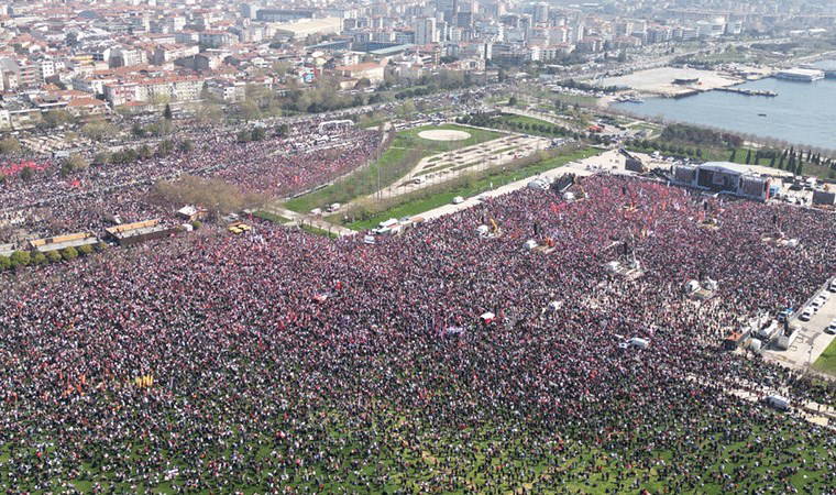 CHP'nin 'Ekrem İmamoğlu'na Özgürlük Mitingi'nden tarihi kareler!