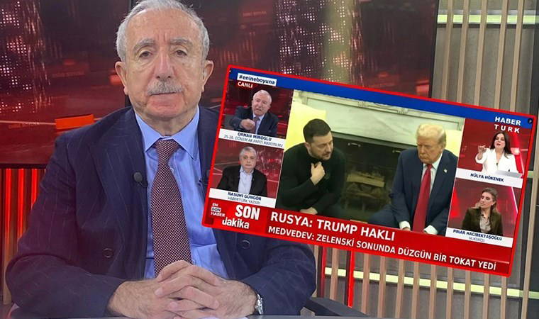 Canlı yayını terk etmişti!