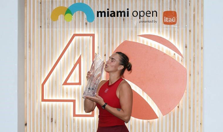 Aryna Sabalenka, Miami Açık'ta şampiyon!