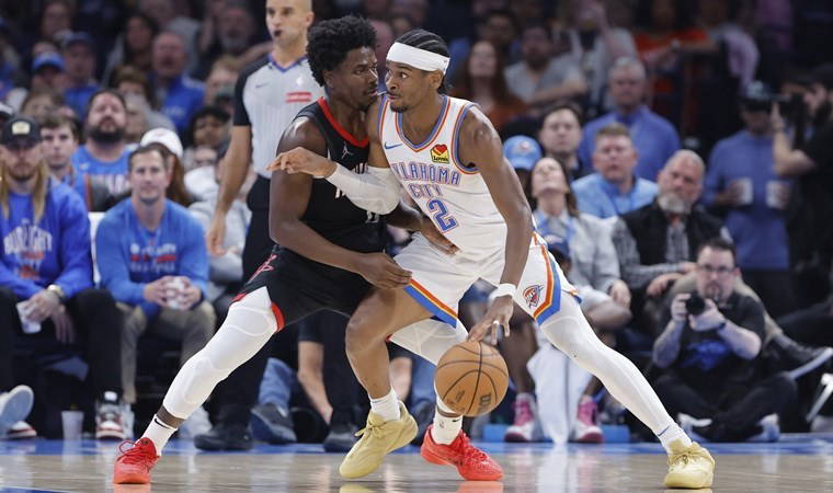 Shai Gilgeous-Alexander 51 sayı attı: Houston Rockets deplasmanda kaybetti!