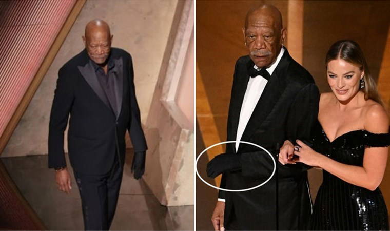 Morgan Freeman'ın taktığı eldivenin sırrı çözüldü!