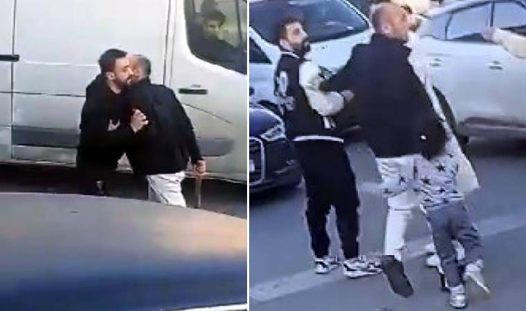Esenyurt'ta trafikte kavga: Babasının bacağına sarılarak engellemeye çalıştı