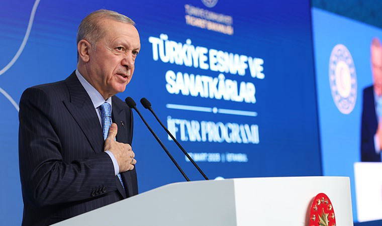 Erdoğan esnafa seslendi: 'Birileri darbe girişimini...'