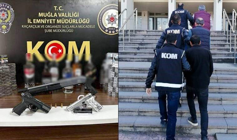 Muğla'da silah kaçakçılığı operasyonu: Gözaltılar var!