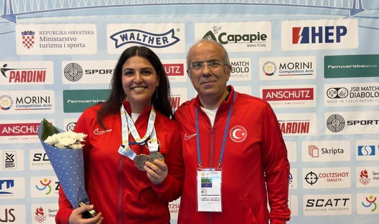 Milli atıcı Şevval İlayda Tarhan, Avrupa şampiyonu!