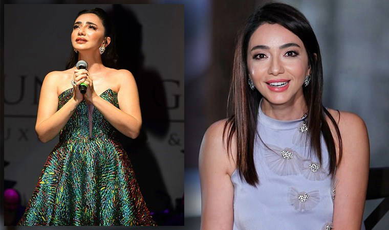 Öykü Gürman'dan Volkan Konak'a veda: Sahnede gözyaşlarını tutamadı