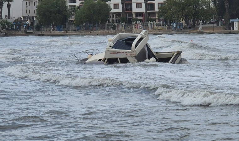 Bodrum'u fırtına vurdu: Tekneler suya gömüldü, ağaçlar devrildi!