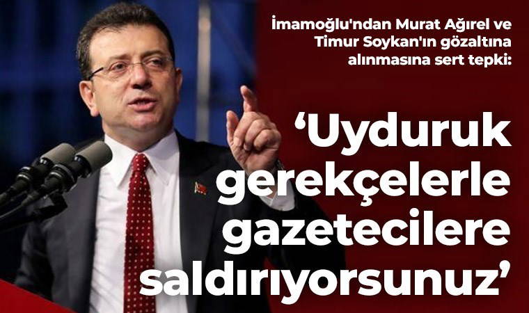 'Uyduruk gerekçelerle gazetecilere saldırıyorsunuz'