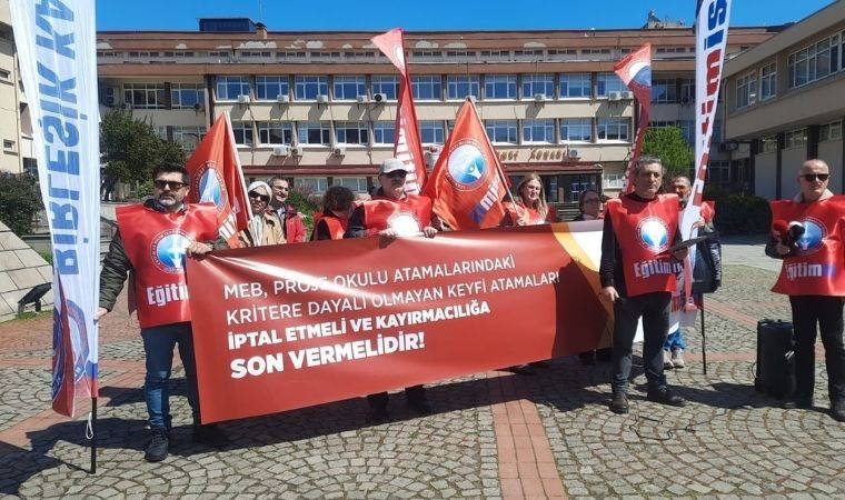 Eğitim-İş sokaktan Bakan Tekin'e seslendi: ‘Buralar sizin şirketiniz değil!’