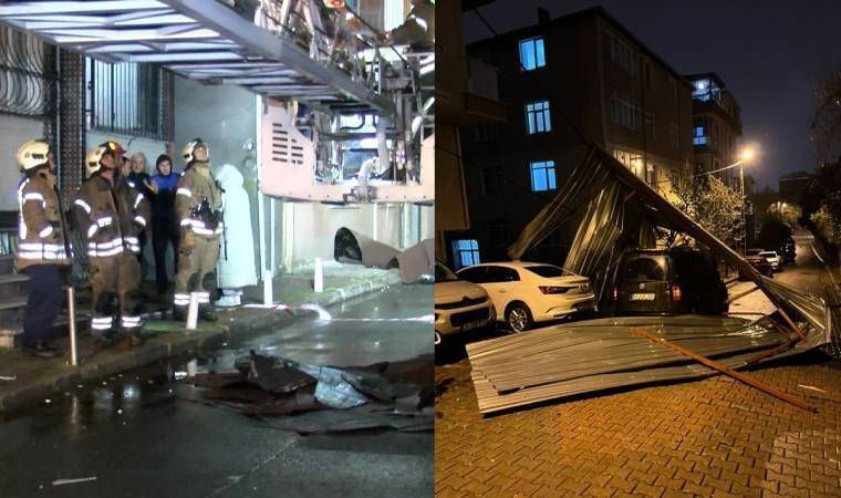 Çatılar uçtu, elektrik telleri koptu...