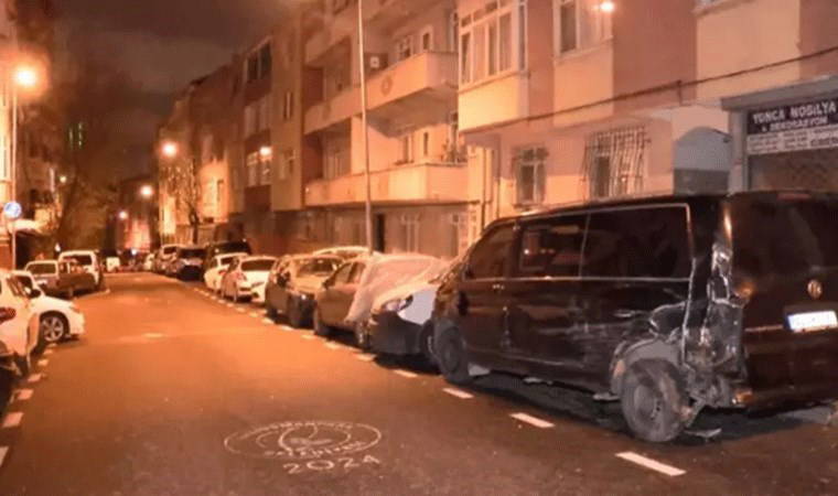 İstanbul'da kamyonet 9 araca çarptı: 3 yaralı!