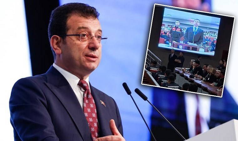 Tutuklu Ekrem İmamoğlu'nun mahkemeden ilk fotoğrafı paylaşıldı