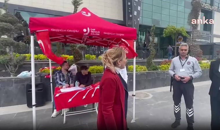 Elazığ'da 'İmamoğlu' gerginliği: CHP'nin imza standına AVM yönetimi müdahale etti!
