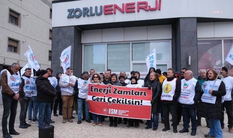 Yüzde 25 elektrik zammı Eskişehir’de protesto edildi: 