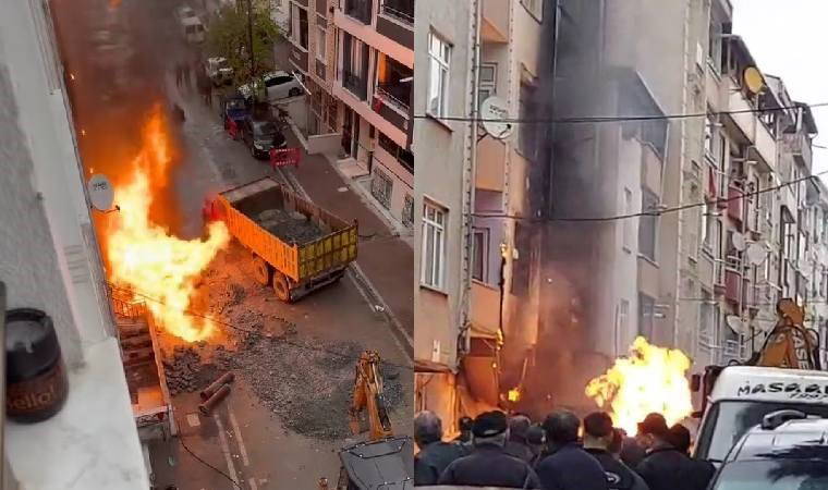 Son dakika... Esenyurt'ta 4 katlı binanın önünde doğal gaz patlaması: Yaralılar var!
