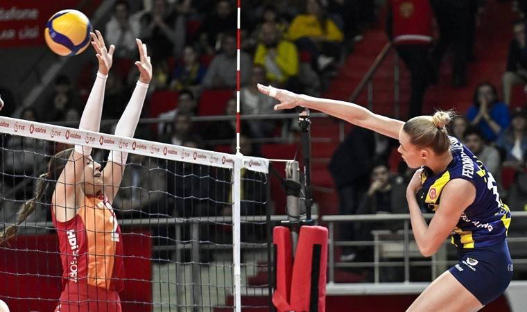 Filedeki derbide zafer Fenerbahçe Medicana'nın!