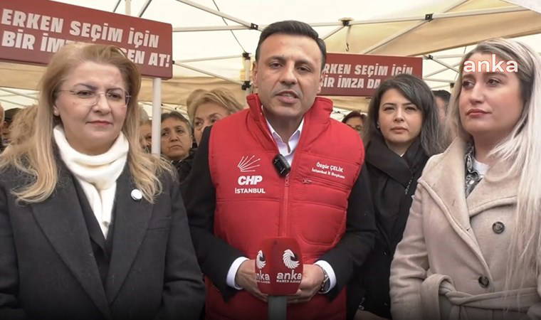 'İmza' standı Bakırköy'deydi... CHP'li Özgür Çelik: 'Biz bir kişiye değil, İstanbul halkının iradesine sahip çıkıyoruz'
